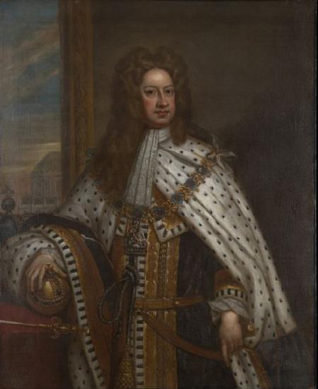 Sir Godfrey Kneller Portrait of King George I France oil painting art